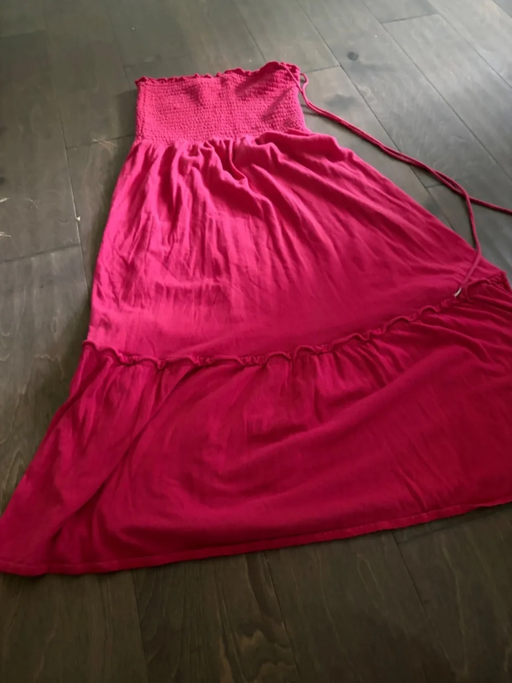 American Eagle hot pink dress